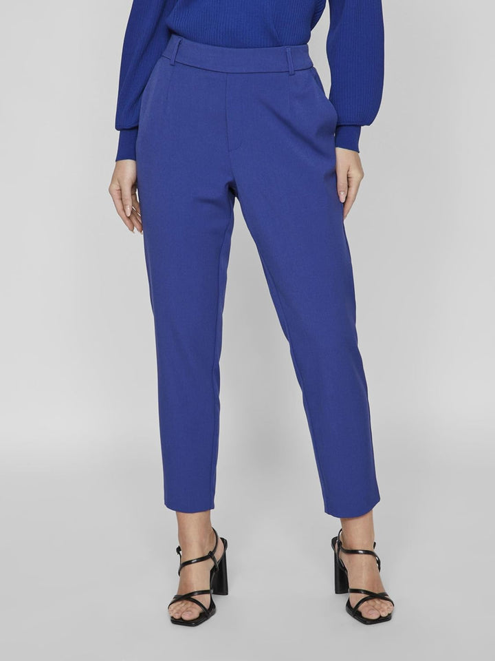Vila Female High Waist Hose VIVARONE Slim Fit 36 Blau, 36 Blau