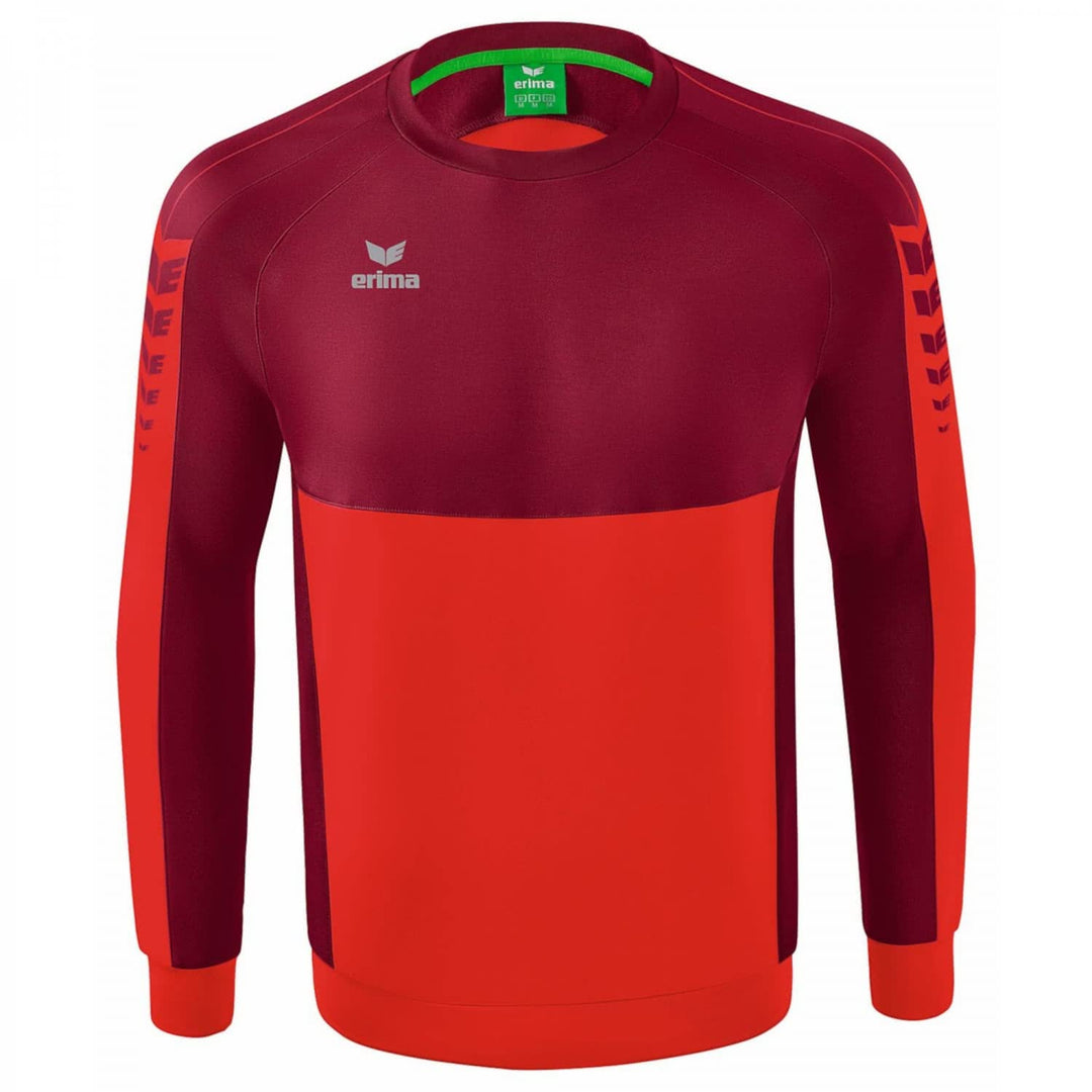 Erima Unisex Casual Six Wings Sweatshirt XXL Rot/Bordeaux, XXL Rot/Bordeaux