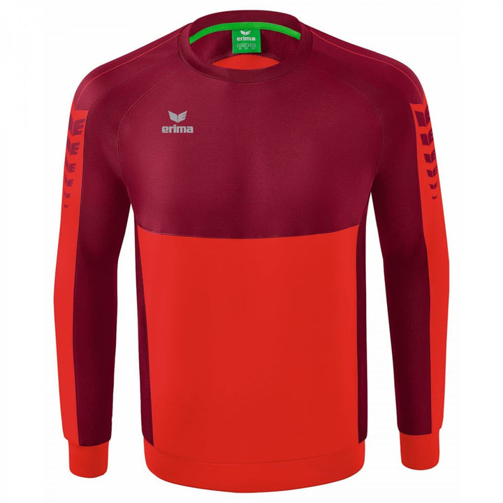 Erima Unisex Casual Six Wings Sweatshirt XXL Rot/Bordeaux, XXL Rot/Bordeaux