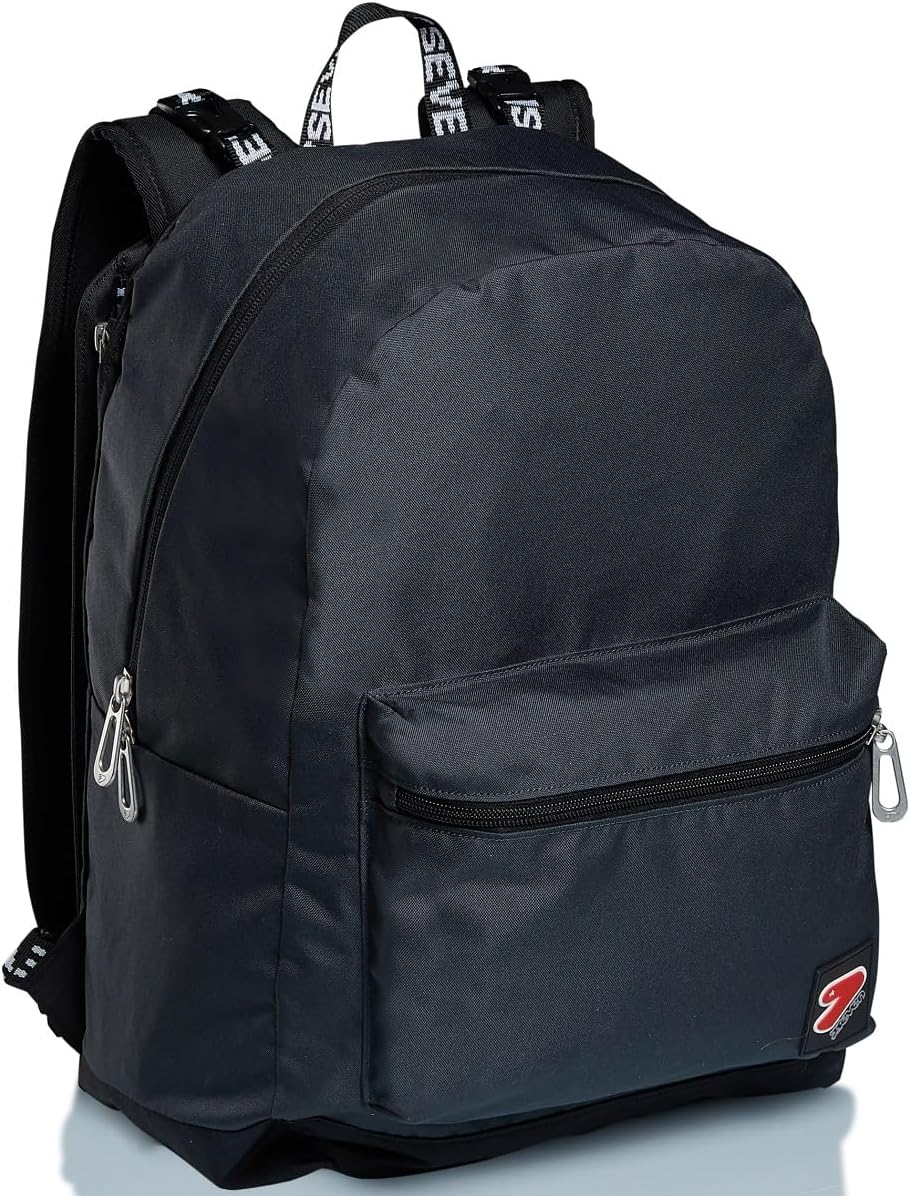 Seven Wende-Rucksack, aus nachhaltigem Stoff, Geräumige Schultasche für Teenager, Mädchen & Jungen,