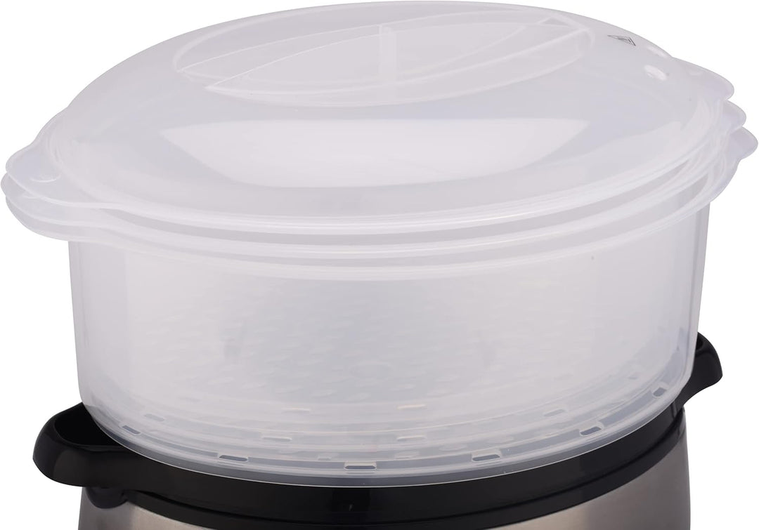 Russell Hobbs Dampfgarer [normale Grösse] 9,0l (60 Minuten Timer + Abschaltautomatik, 3 spülmaschine