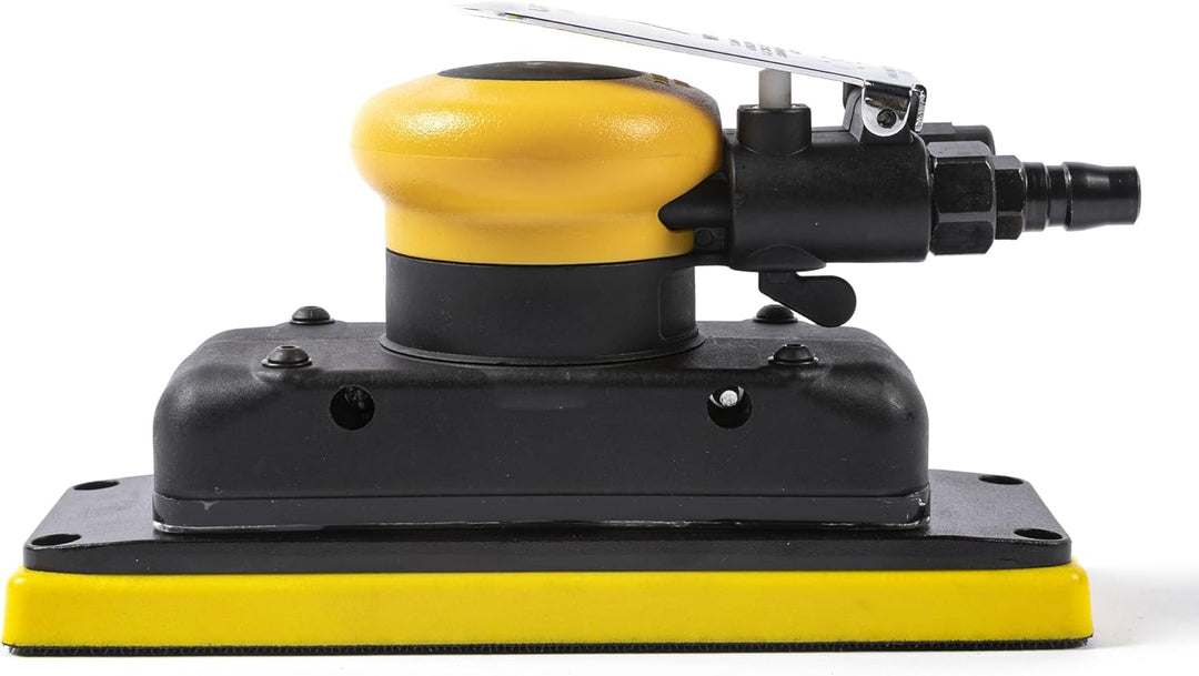 UPWOOD 70 mm x 198 mm Air Schwingschleifer Non-Vakuum, 1/8 Zoll Orbit, 10.000 Max OPM mit 1 Klettver