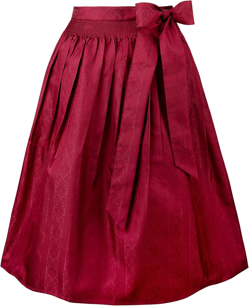 Stockerpoint Damen Schürze Corinna Dirndlschürze, dunkelrot, Regular