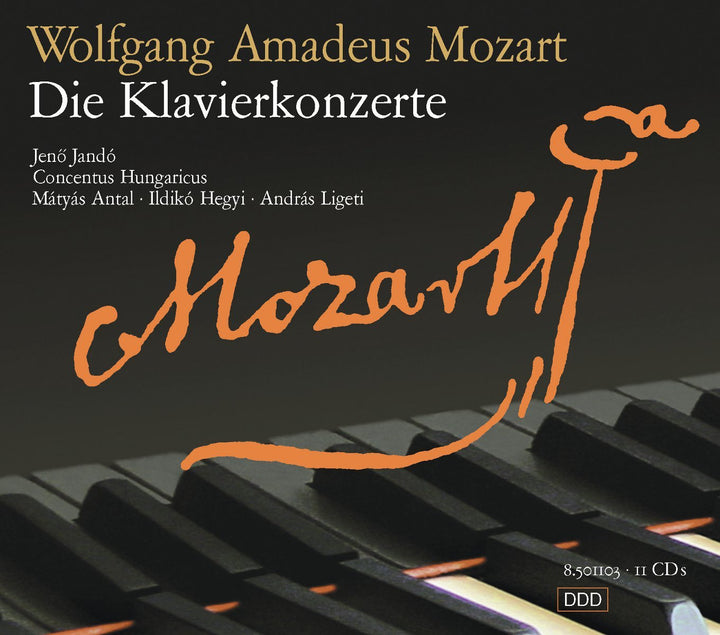 Die Klavierkonzerte, Audio-CD