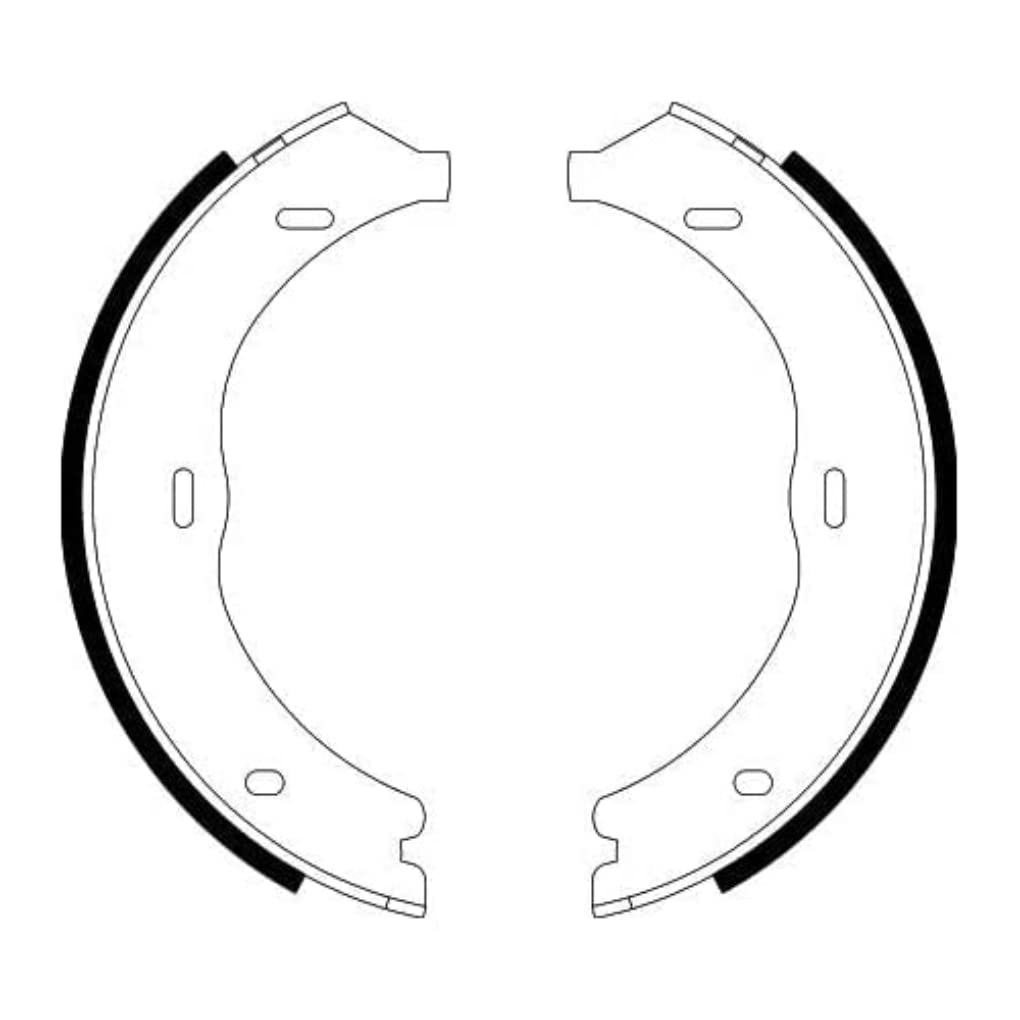 HELLA PAGID 8DA 355 050-561 Bremsbackensatz, Feststellbremse - H9685 - für u.a. MERCEDES-BENZ