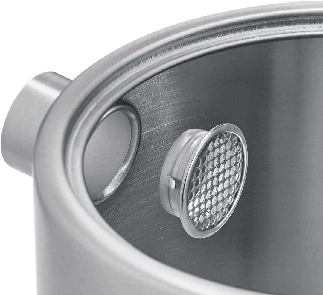 Graef WK61 Edelstahl Wasserkocher WK 61 Acryl, weiss Single, Single