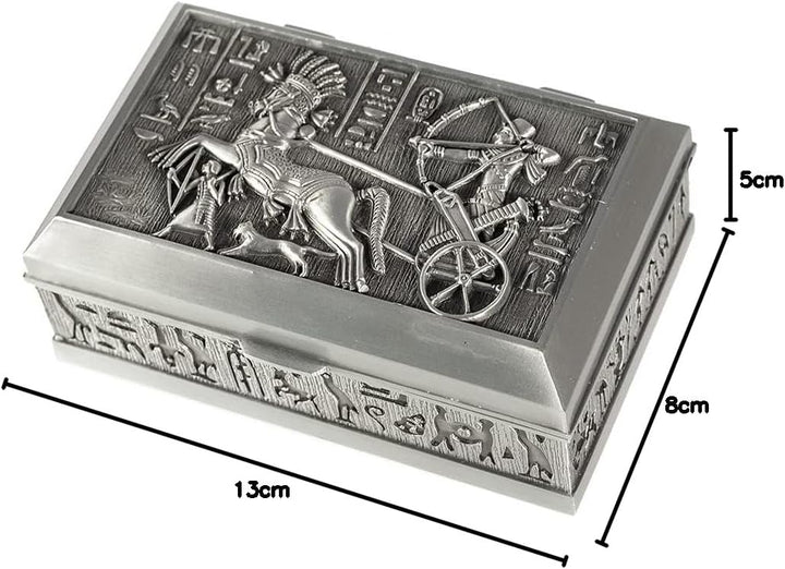 lachineuse - Schmuckkästchen Ägyptisch Kadesh – 12 x 8 x 5 cm – Dekoration Ägypten Antike – Aufbewah