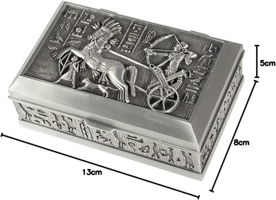 lachineuse - Schmuckkästchen Ägyptisch Kadesh – 12 x 8 x 5 cm – Dekoration Ägypten Antike – Aufbewah