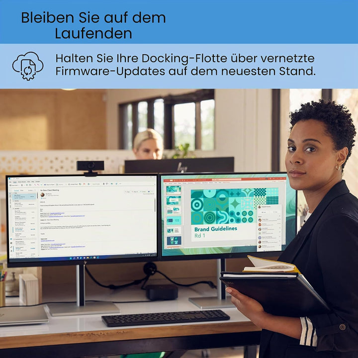 HP USB-C Dock G5-8-in-1-Adapter für USB-C &amp; Thunderbolt-Enabled Laptop, PCs &amp; Notebooks – Einzelkabe
