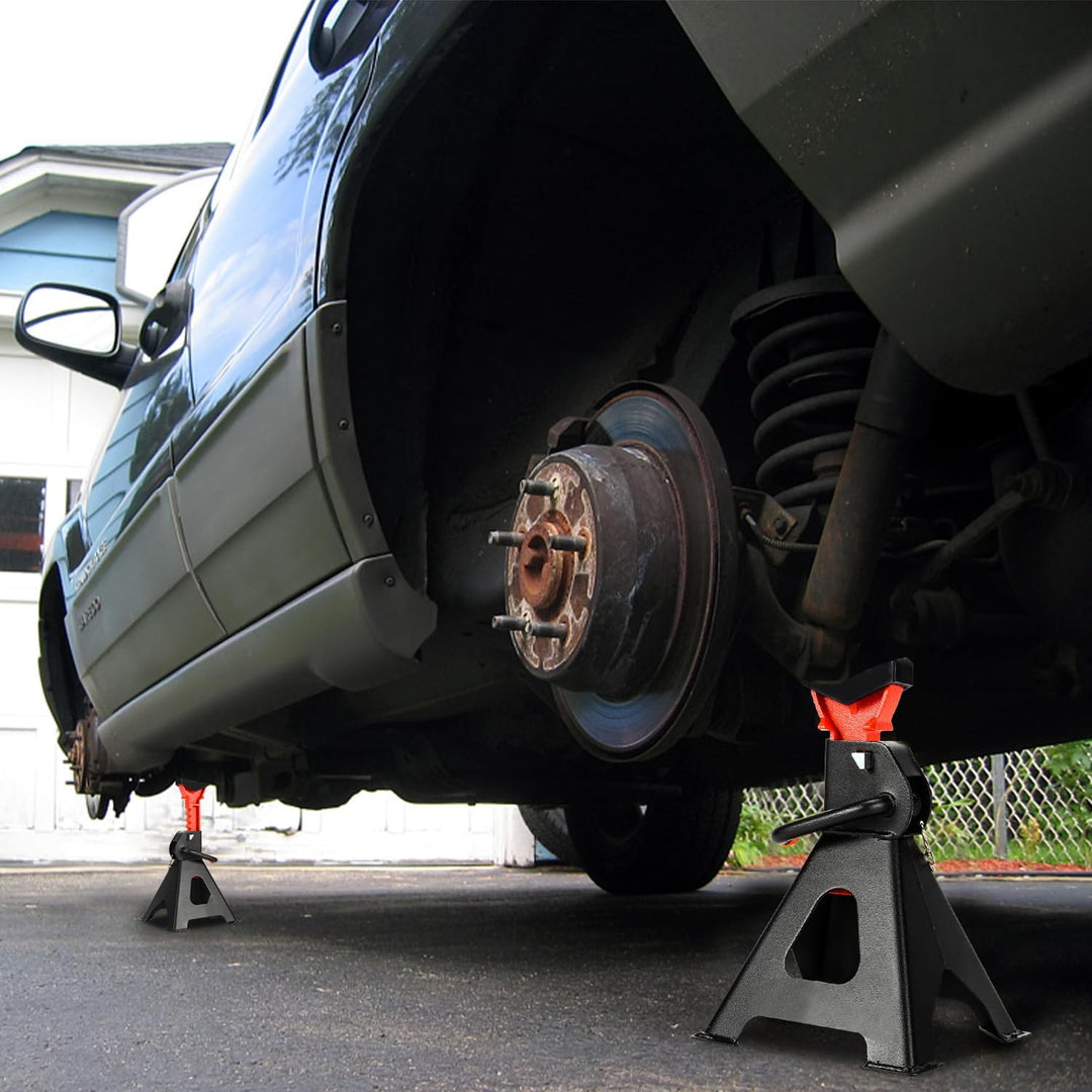 Jopassy 4X Unterstellbock 3T Tragfähigkeit｜Stützbock Höhenverstellbar 285-430mm｜Unterstellböcke Kfz