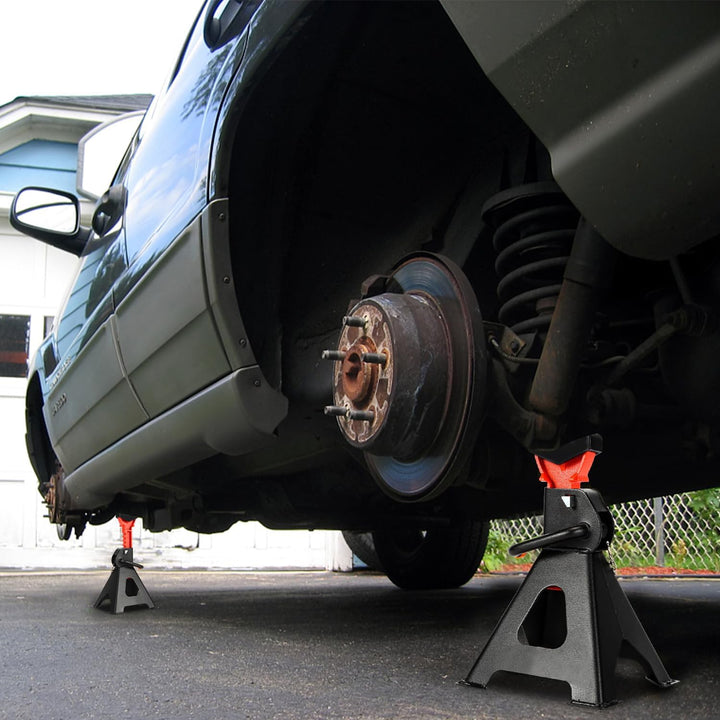 Jopassy 4X Unterstellbock 3T Tragfähigkeit｜Stützbock Höhenverstellbar 285-430mm｜Unterstellböcke Kfz