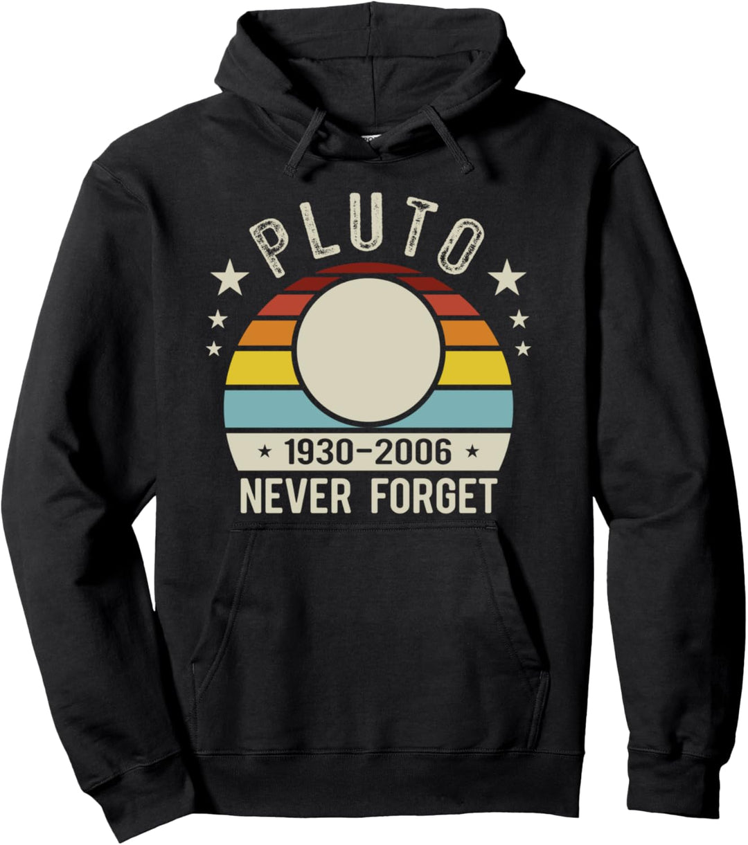 PLUTO NIEMALS VERGESSEN Retro-Stil Lustiger Raum Pullover Hoodie