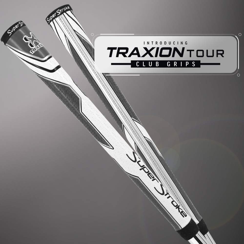 SuperStroke Traxion Tour Golfschläger-Griff | Fortschrittliche Oberflächenstruktur, die das Feedback