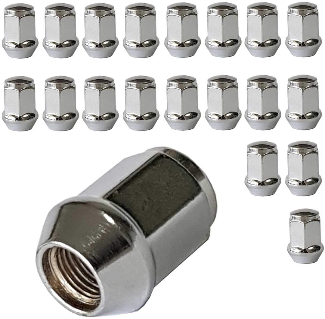 20 Radmuttern Kegelbund geschlossen M12x1,25 HEX19 kompatibel mit Suzuki, Lada