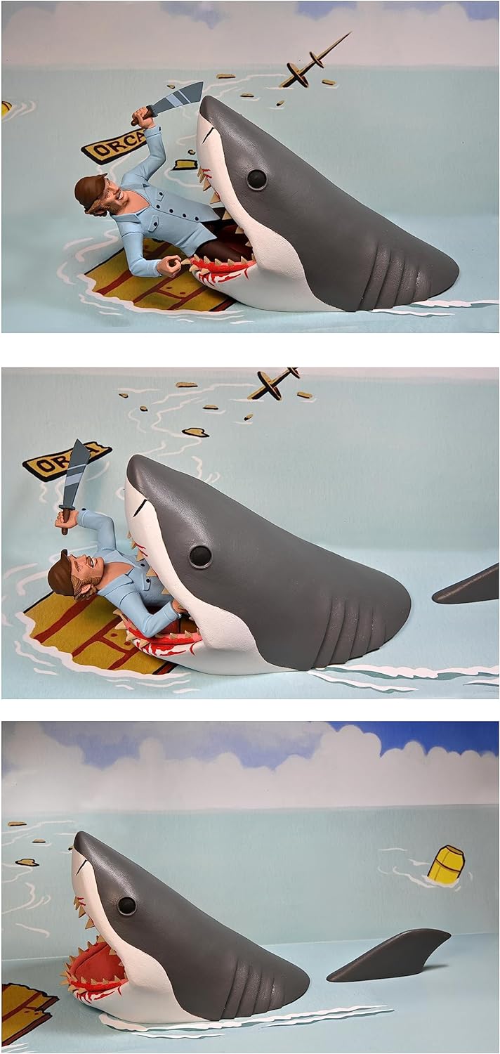 Jaws NECA TOONY Terrors Quint 2-Pack