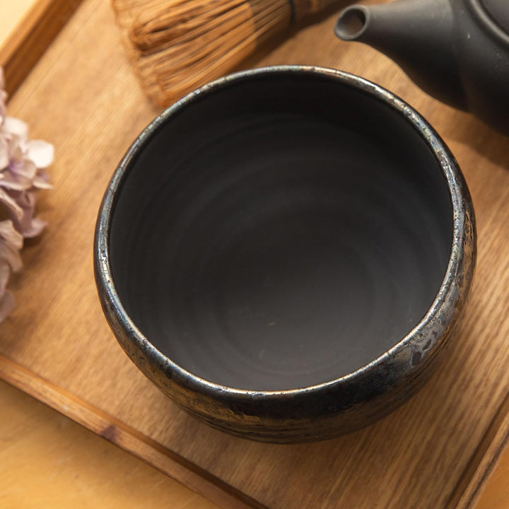 Asayu Japan Matcha-Schale, handgefertigter japanischer Keramik-Chawan aus Gifu, 600 ml, spülmaschine