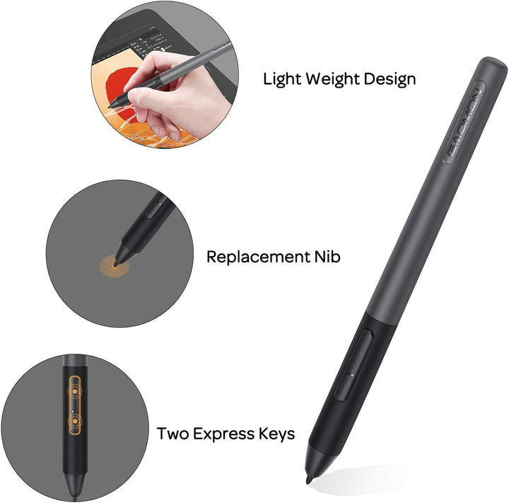 GAOMON ArtPaint AP50 Batterielosem Stift für PD1161 / PD1561 / PD156 Pro Grafik-Display