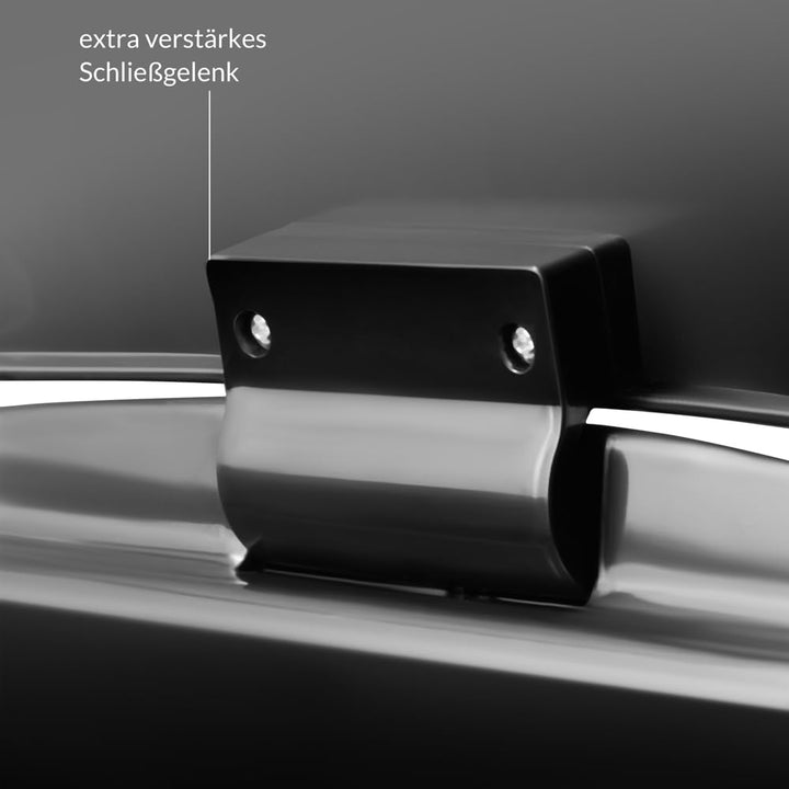 Monzana® Mülleimer Küche mit Sensor Leise 40L Edelstahl USB Ladekabel Deckel Berührungslos Abfalleim
