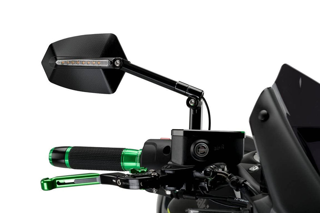 Puig 015NN GTI Rechte Rückspiegel Schwarz, Schwarz