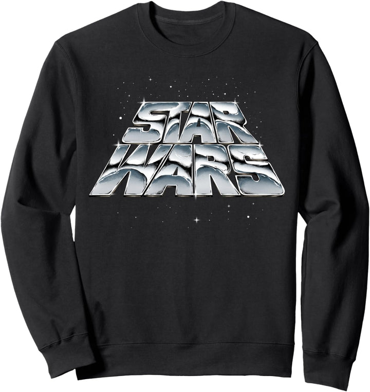 Star Wars Slanting Chrome Logo Sweatshirt