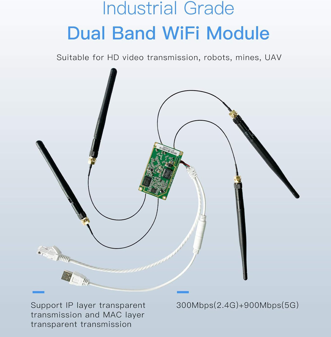 VONETS VM5G WiFi Modul Dual Band 2.4G/5G Industrielle Mini WLAN Brücke/Repeater/Router Ethernet WiFi