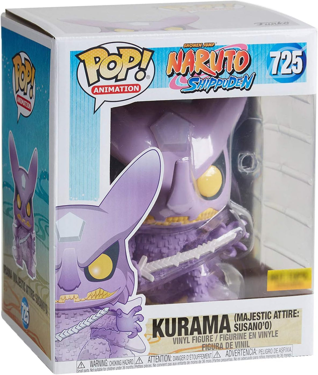 POP Funko Animation: Shonen Jump Naruto Shippuden #725 - Kurama Majestic Attire Susano'o 6 Inch Excl