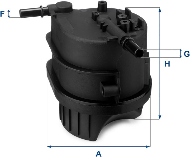 UFI FILTERS Filters 24.343.00 Dieselfilter