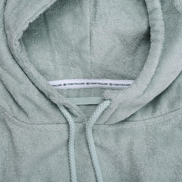 TOM TAILOR Surf Poncho für Damen und Herren, L-XL, 100% Baumwolle/ Frottier, Badeponcho mit Kapuze,