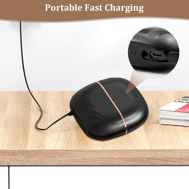Mini Hair Straightener Brush,Tragbare Taschen-Glättbürste,2 in 1 Mini-Glätteisen Kabellos,Glättbürst