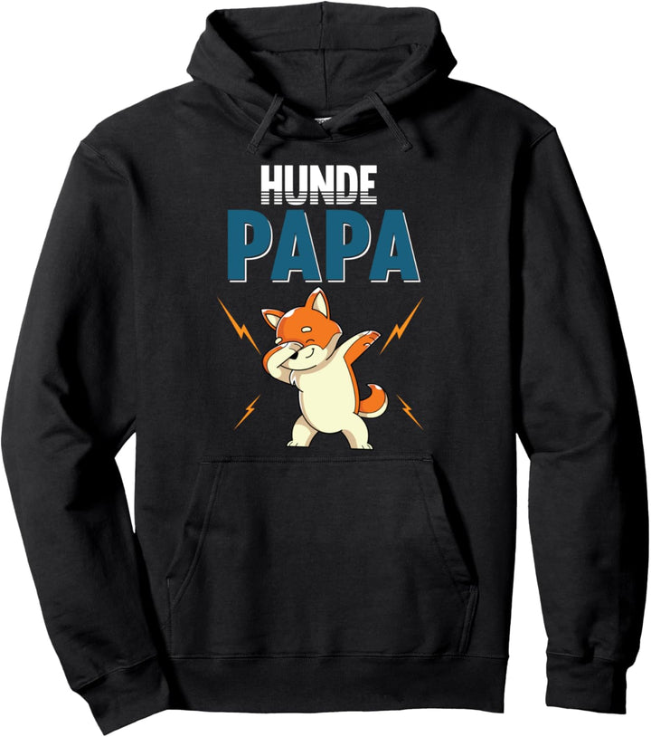 Shiba Inu Papa Hundebesitzer Haustier Vatertag Dabbing Hund Pullover Hoodie