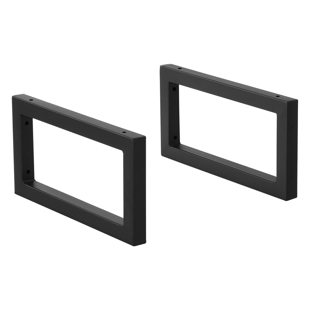 [en.casa] 2x Gestell 40x20cm Wandkonsole im 2er-Set Waschtischhalterung Waschtischkonsole Wandmontag