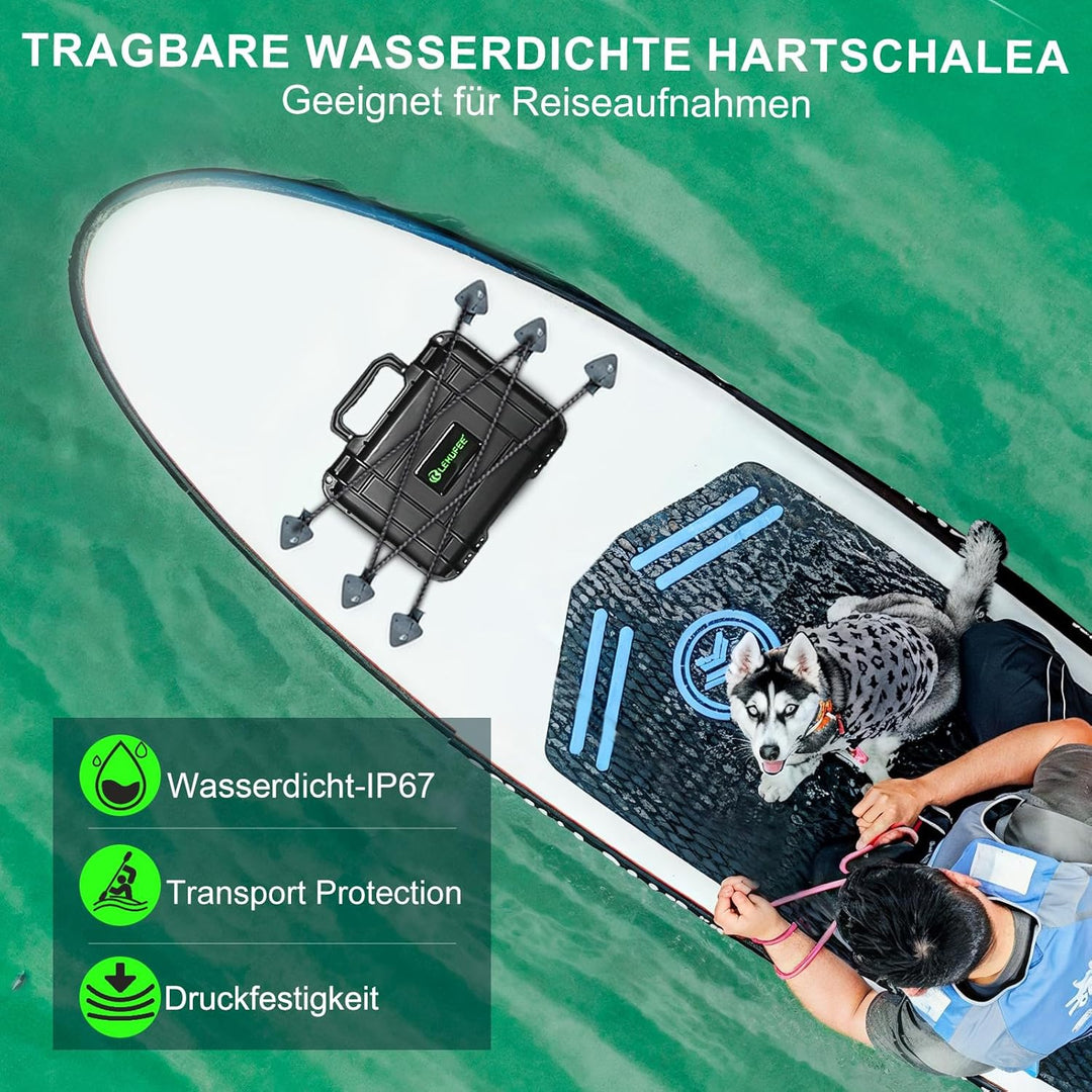 LEKUFEE Kompakte Tragbare wasserdichte Koffer für DJI mini 4K/2 SE Drohne und DJI Mini 2 Zubehör (Nu