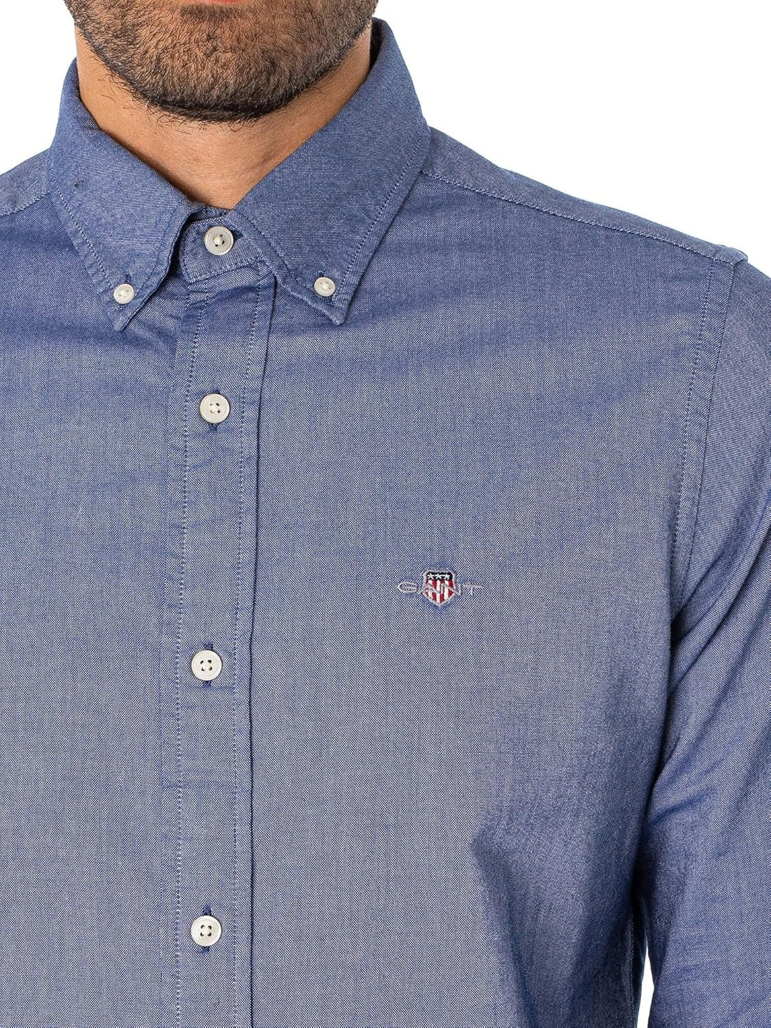 GANT Herren Slim Oxford Shirt Hemd S Persian Blue, S Persian Blue