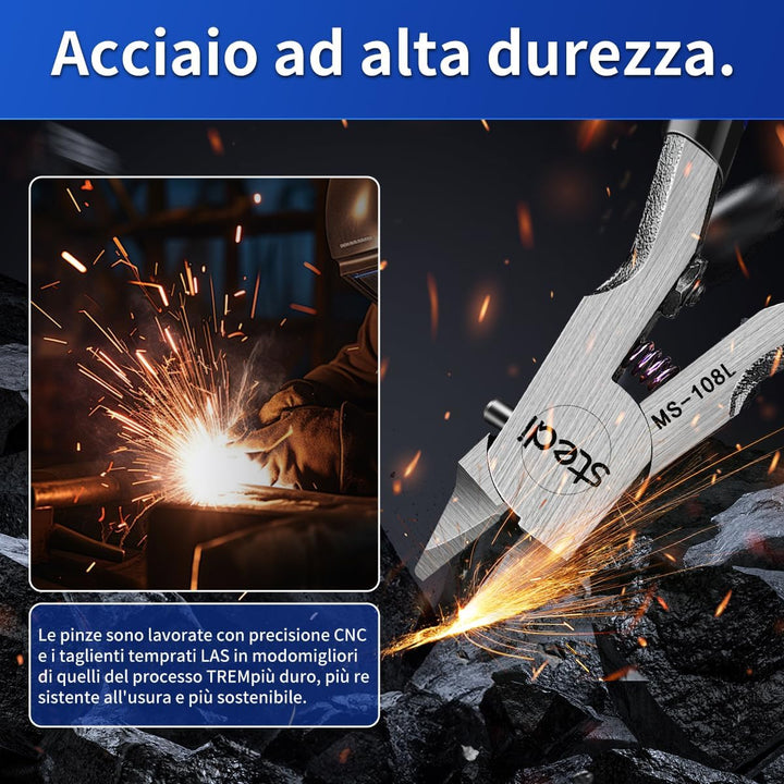 stedi Ultimative Modellzange, [Linke Hand Version] Angusszange Ultradünne einschneidige Hobbyzange f