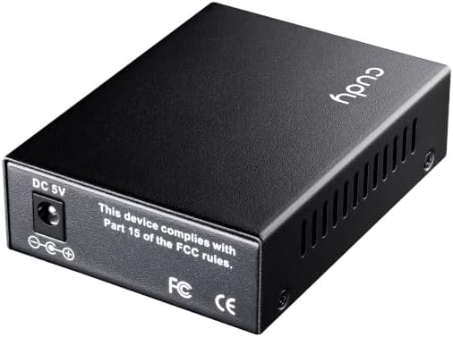 CUDY MC220P - 10/100/1000M Gigabit PoE+ Fiber Optic to RJ45 Konverter