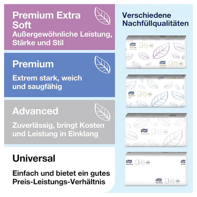 Tork Xpress Tischspender für Multifold-Handtücher Edelstahl H2, Fingerabdruckschutz, Image Design, 4