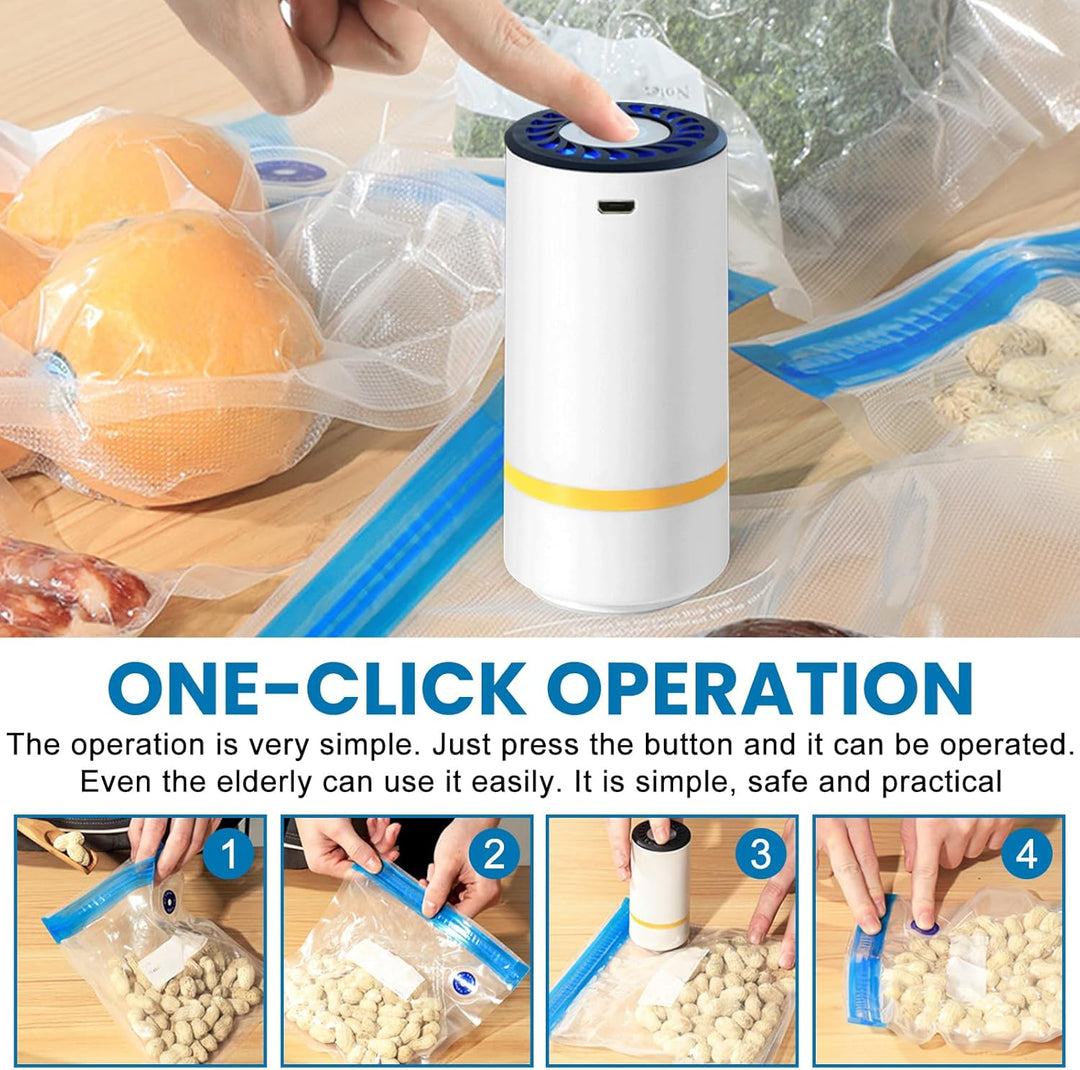 Mini Vakuumiergerät Für Lebensmittel, Vakuumiergerät Für Lebensmittel, Handvakuumierer Für Lebensmit