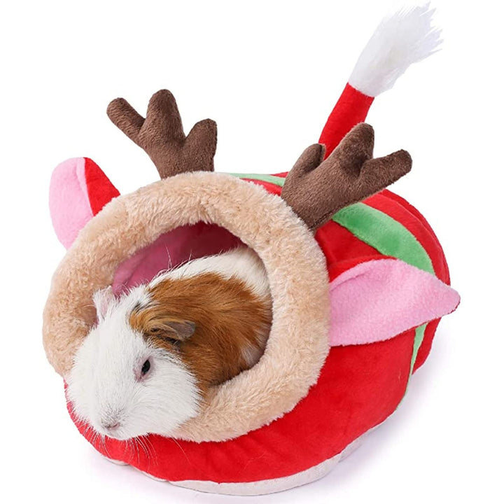 JanYoo Kleintierhöhle für Chinchilla, Igel, Meerschweinchen, Käfigzubehör, Spielzeug, für Bartagame,