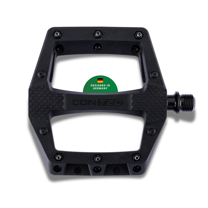 CONTEC Fahrrad-Pedal Tenderizer, Nylon Körper, MTB Pedal, Plattform-Pedale, Lightweight, CrMo Achse,