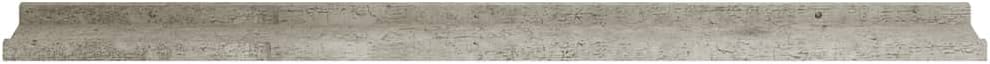 homiuse Wandregal 4 STK. Betongrau Wandregal Holz Wand BüCherregal Wand Regal Holz Wandregal KüChe K
