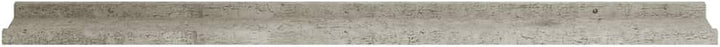 homiuse Wandregal 4 STK. Betongrau Wandregal Holz Wand BüCherregal Wand Regal Holz Wandregal KüChe K