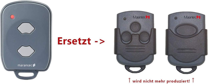 Marantec Digital 392 Mini Handsender 868 MHz * Nachfolger Digital 302 313 321 * - Funksender Fernbed