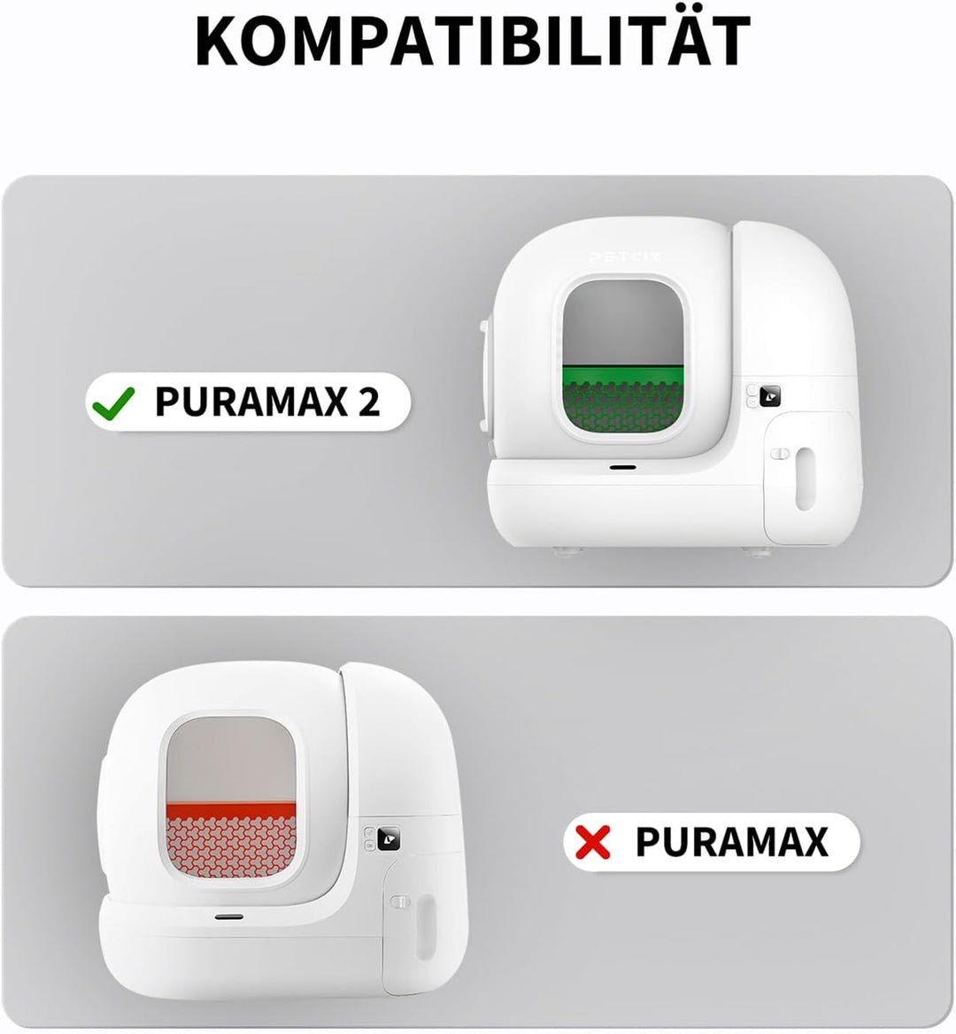 PETKIT Pura Max 2 Selbstreinigende Katzentoilette Innenpolsterung, Wasserdicht und Auslaufsicher, Kr