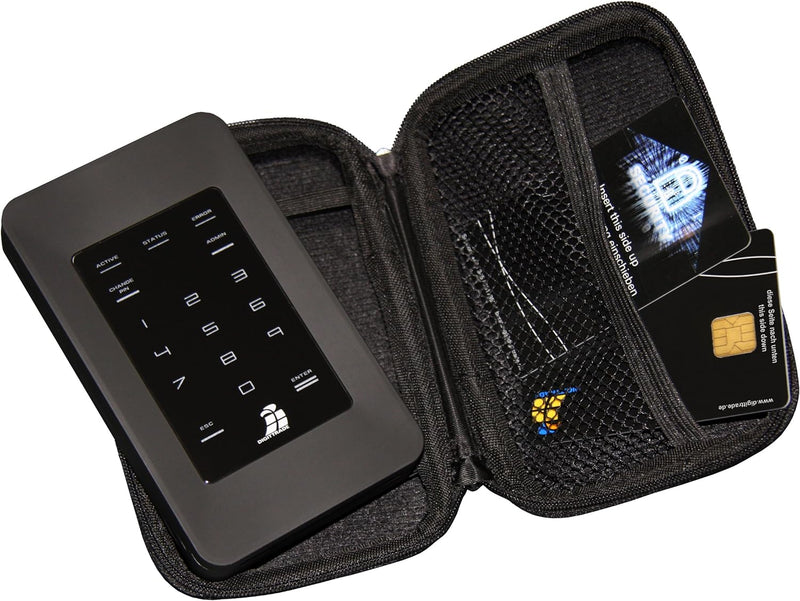 Digittrade HS256S Externe Festplatte 2TB High Security Mobile HDD (6,4 cm (2,5 Zoll), 5400rpm, USB 2