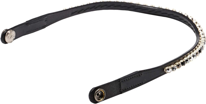 PresTeq Faysport Shinebright Brow Band Black Black Cob, Black Black Cob
