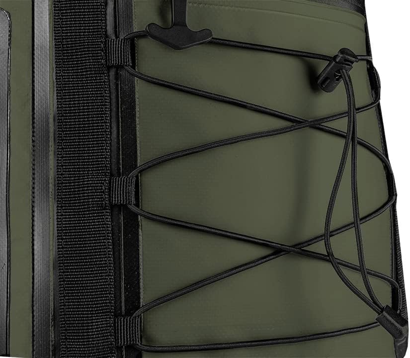 NEO TOOLS Wasserdichter Rucksack 63-131, Fassungsvermögen 30 Liter, 4in1, Farbe Dunkelgrün, Verstell