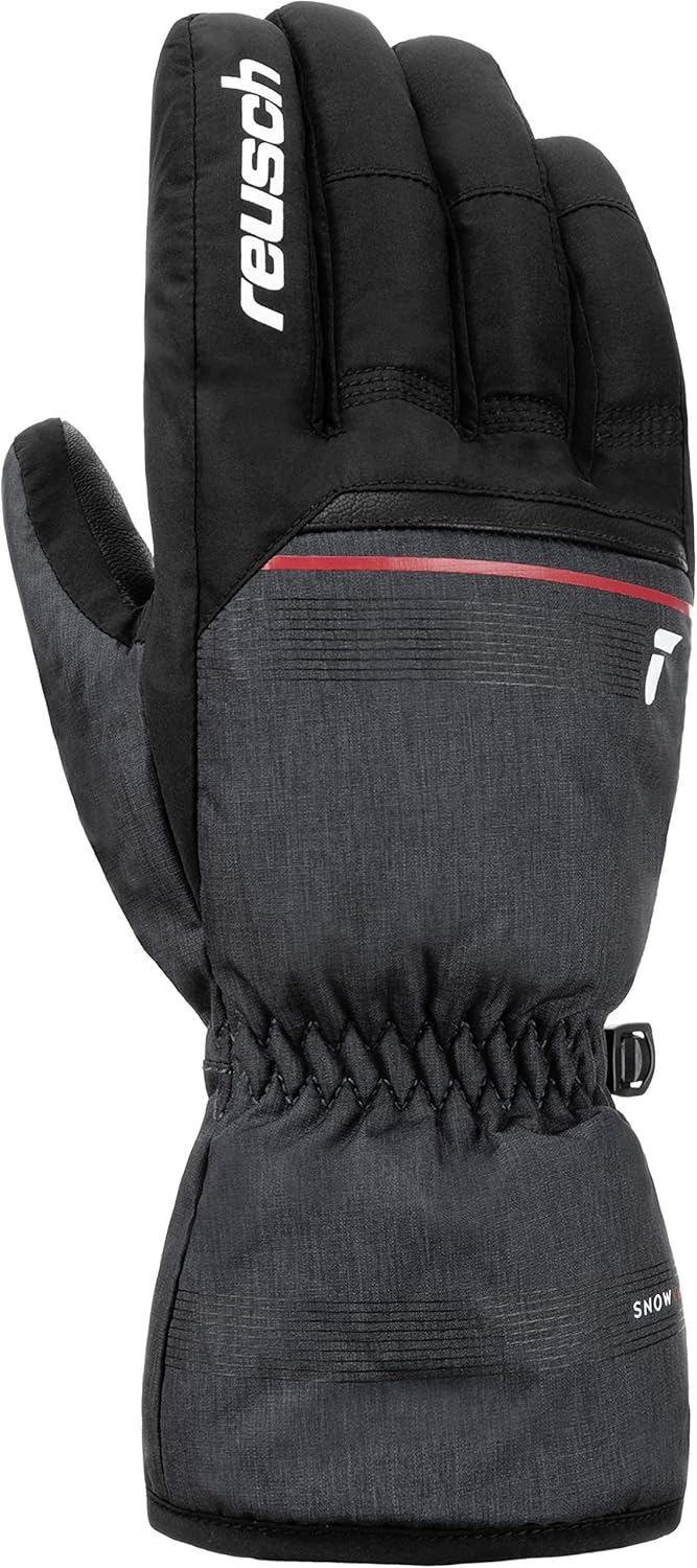 Reusch Herren Snow King Garantiert Winddichte und Extra Atmungsaktive Skihandschuhe Softshellhandsch