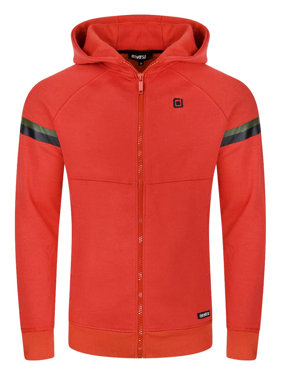 riverso Herren Kapuzenjacke RIVDanilo Hoodie Kapuzenpullover Reissverschluss Kapuze Hooded Jacke Bau