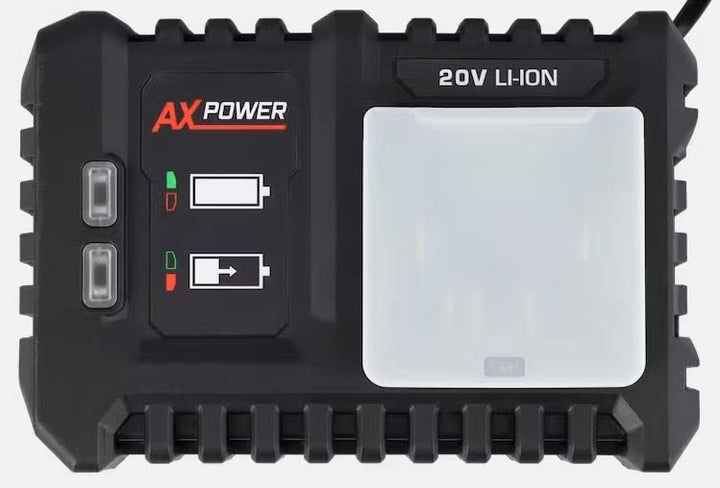 Ferm AX-power 20V ladegerät, Schnellladegerät, Batterie ladestation, charger für 1,5 Ah, 2,0 Ah, 4,0