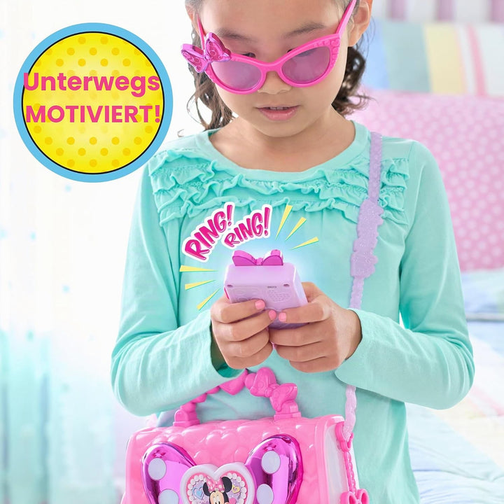 Disney Junior Minnie Mouse Bowfabulous Taschen-Set, 7-teilig, Licht- und Soundeffekte, zum Verkleide